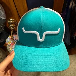Teal Western Hat